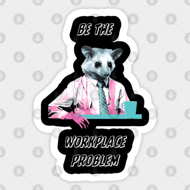 possum mood Sticker by vaporgraphic